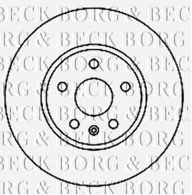 BORG & BECK bbd5894s -  Тормозной диск